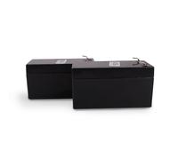 Kit 2 Batteries Secours 12/24V pour Motorisation Portail - BatteryGate 1-3 | 2 batteries rechargeables, 12/24V, coupure de courant, câbles 30 cm, ouverture du portail, fermeture du portail AAM0127