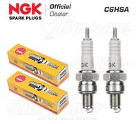 Kit 2 Bougies C6HSA Original NGK Yamaha XV Virago (3LV, 3LS, VG01) 250 2001-2014