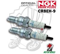 Kit 2 Bougies D'Allumage NGK CR8EH-9 Honda XLV 125 Varadero 2001 Et Au-Delà