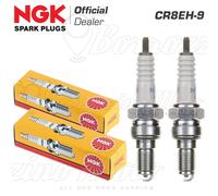 Kit 2 Bougies Ngk Cr8Eh-9 Bougie Originale Honda Xlv Varadero 125 2001-2011