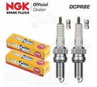 Kit 2 Bougies Ngk DcpR8E Harley Davidson FlHrc Road King Classic 1584 2007-2010