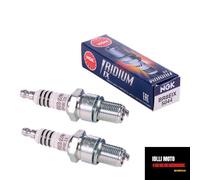 Kit 2 Bougies Ngk Iridium Br8Eix Pour Moto Guzzi V65 650 1981 1982 1983 À 1995