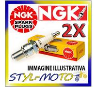 Kit 2 Bougies NGK SPARK PLUG CR8EH-9 XL 125 V Varadero JC32 125 2001