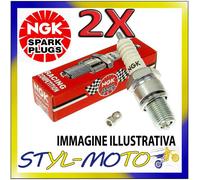 Kit 2 Bougies Ngk Spark Plug Racing Dcr8Eix Ducati Monster 600 2001