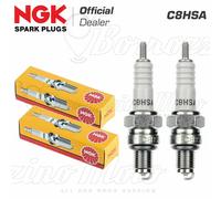 Kit 2 Bougies Originales Ngk C8Hsa Moto Guzzi V35 Imola Ii 350 1979-1986