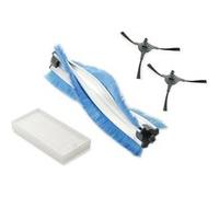 Kit 2 brosses latérales 1 brosse centrale 1 filtre HEPA Floor BF2 pour Floor 400/Floor 450 - Extel - 330006 G