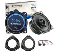 Kit 2 Cales Casseroles Phonocar Coaxiaux Arrière Fiat Grande Punto 199 5" 4Ω