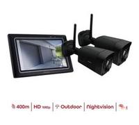Kit 2 caméras sans Fil avec écran Tactile IP - Chacon