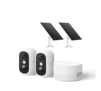 Kit 2 Caméras eufy C35 + HomeBase Mini & panneau solaire