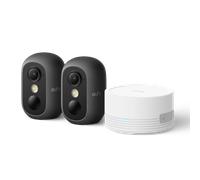 Kit 2 Caméras eufy C35 (Noires) + HomeBase Mini