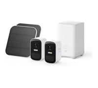 Kit 2 caméras eufyCam 2C - surveillance extérieure sans fil solaire, autonomie 180 jours, IP67, détection humaine