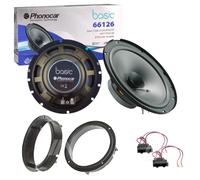 Phonocar Enceintes 66121 Paire de woofers double cônes 100 mm 40 W pour voiture