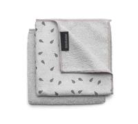 Kit 2 chiffons microfibre gris Brabantia