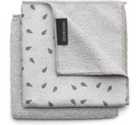 Brabantia – Kit 2 chiffons microfibre – Gris (Tissu Gris G)