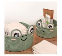 Graine créative – Kit crochet Grenouilles – 2 corbeilles Multicolore
