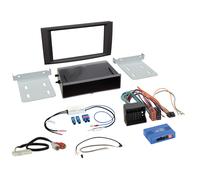 Kit 2 DIN avec vide poche compatible avec VW T5 2003-2015/Touareg 2003-2010 SWC