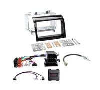Kit 2-DIN compatible avec Citroën/Fiat/Peugeot 2011-2014 SWC/antenne