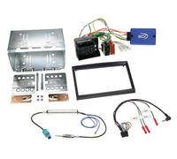 Kit 2-DIN compatible avec Citroën/Fiat/Peugeot/Toyota RD4-HU SWC/antenne