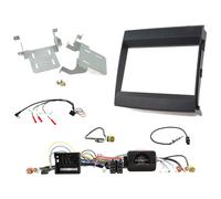 Kit 2-DIN Porsche Cayenne 2011-2016 SWC/Amp noir