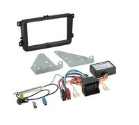 Kit 2-DIN pour véhicules Seat/Skoda/VW CAN Bus/antenne noir