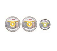 Bosch Kit 2 disques diamant Pro Universal 230 mm + 1 disque XLock 125 mm – 061599760Z