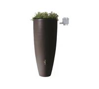 Garantia Récupérateur d'eau 2 en 1 300 L - bac à fleurs amovible - Moka