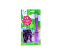 cavernedesjouets Kit 2 en 1 Baton magnetique Loto ramasse jetons + 100 pions de marquage aimante - Violet - Set Accessoire Jeu Bingo et Carte