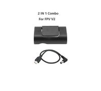 (Kit 2 en 1 pour V2444330) Bandeau pour lunettes FPV DJI Avata V2, porte-batterie, sangle d'alimentation