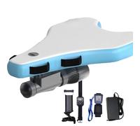 Kit 2 en 1 : Scooter sous-Marin Et Bodyboard / Propulseur sans Balais 500 W, 3-10 Km/h (1,87-6, Mph), 9 Vitesses, Batterie 10 000 MAh, Idéal pour Le Paddle, Snorkeling La Natation(Bodyboard+Thruster)