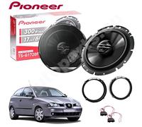 Kit 2 Enceintes Arrière Pioneer TS-G1720F Pour Seat Ibiza Depuis 2002