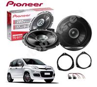 Kit 2 Enceintes Avant Pioneer TS-G1710F Pour Fiat Panda Depuis 2012
