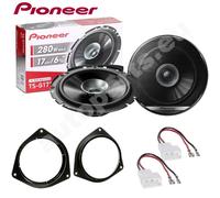 Kit 2 Enceintes Pioneer Avant Double Conique Pour Toyota Corolla (E12)