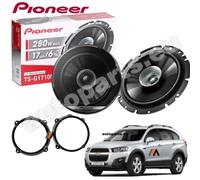 Kit 2 Enceintes Pioneer TS-G1710F Ant=Post Pour Chevrolet Captiva