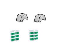 Kit 2 filtres / grille moteur + 12 parfums pour aspirateur Vorwerk Folletto Kobold VK 140, 150, VK140, VK150