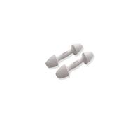 Kit 2 haltères fitness Fed 0,9 kg gris Blanc