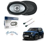 Kit 2 Haut-Parleurs Alpine 2 Voies 280 W ANT Ou POST Pour Jeep Compass + Câbles