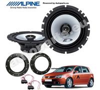 Set 2 Haut Parleur Haut-Parleurs ALPINE Avant pour Alfa Mito 17cm Coaxiales