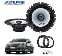 Kit 2 Haut-Parleurs Avant Alpine SXE-1725S Pour Fiat Bravo Depuis 2006