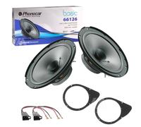 Enceintes Phonocar 66121 Paire De Woofers À Double Cones 100Mm 40W Pour Voiture