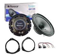Phonocar Enceintes 66121 Paire de woofers double cônes 100 mm 40 W pour voiture