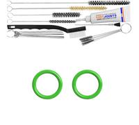 KIT 2 JOINTS ENTRETIEN CENTRALE VAPEUR BOUCHON RÉSERVOIR | FER A REPASSER REMPLACEMENT COMPATIBLE AVEC TEFAL CALOR ROWENTA MOULINEX ETC… (BROSSE XXL)