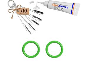 KIT 2 JOINTS ENTRETIEN CENTRALE VAPEUR BOUCHON RÉSERVOIR | FER A REPASSER REMPLACEMENT COMPATIBLE AVEC TEFAL CALOR ROWENTA MOULINEX ETC… (BROSSE)