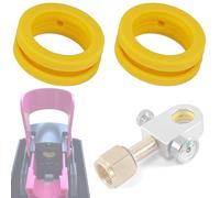 KIT 2 JOINTS ENTRETIEN REMPLACEMENT POUR ÉCROU RACCORD CONNECTEUR CONNEXION GAZ CO2 ÉTANCHÉITÉ BLOC INTERNE ROSE | REMPLACEMENT COMPATIBLE AVEC SODASTREAM DUO CRYSTRAL 3.0 GAIA TERRA ART ETC…