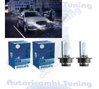Kit 2 Lampes D2S Originales Philips Xenon White Vision Effet Led 85122WHV2C1