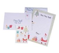 Kit 2 Lettres & Stickers "Père Noël" 32cm Blanc Blanc G