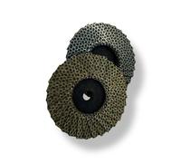 Kit 2 Mini Disques Diamant à Lamelles 50 mm - Grains 60 et 120 - Finition Carrelage, Grès Cérame, Pierre - Outillage Carreleur 2.0