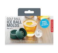 Kit 2 moules à glaçons CU341 Forme Balle de golf Vert