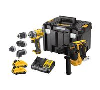 Kit 2 Outils XR 12V 3Ah Li-Ion Brushless DEWALT Perceuse-visseuse + Visseuse à chocs - DCK2101L2T-QW
