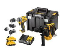 Kit 2 Outils XR 12V 3Ah Li-Ion Brushless DEWALT Perceuse-visseuse + Visseuse à chocs - DCK2101L2T-QW