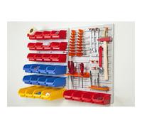 Kit 2 Panneaux + 24 Bacs + Supports Outils 840 X 590 Mm Dp01